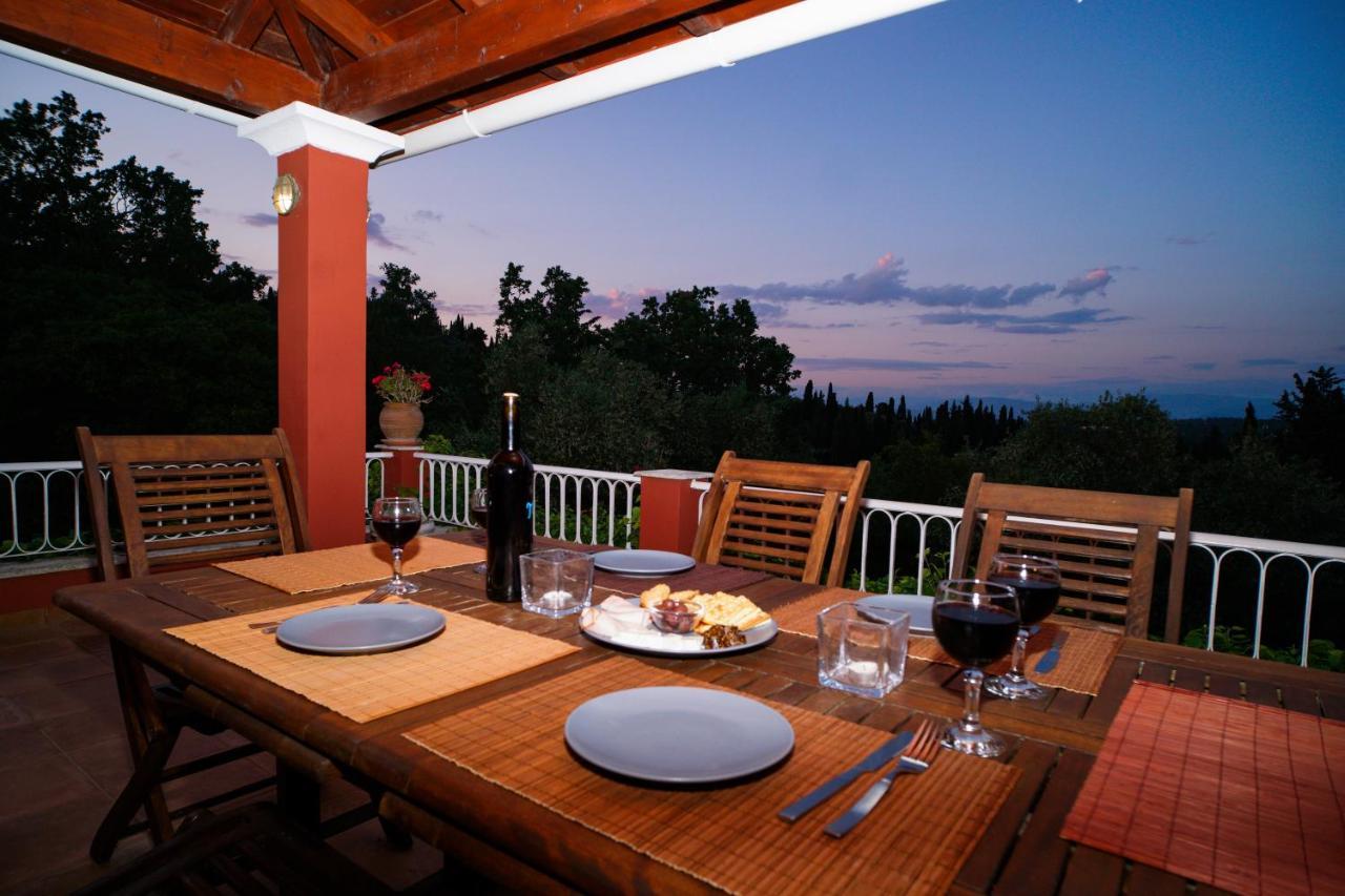 Postatiko Holiday Home Central Corfu Kynopiastai Bagian luar foto